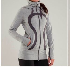 lululemon athletica Heathered Gray Ski Jacket